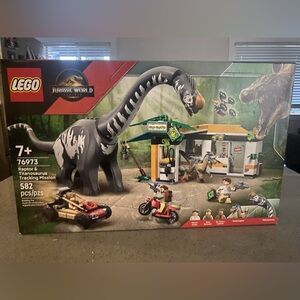 Lego Jurassic World Dinosaur Mission Set - Gray and Green